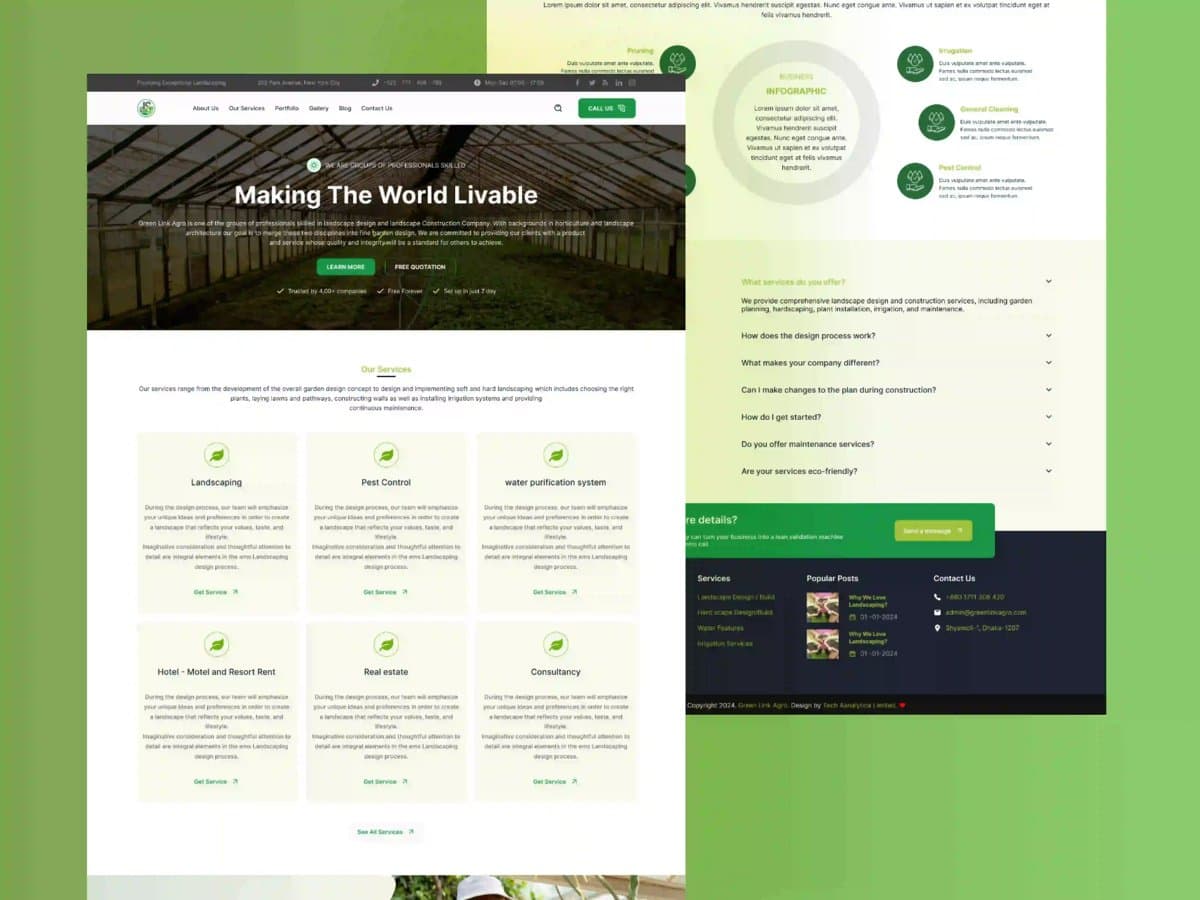 JS Green Media website